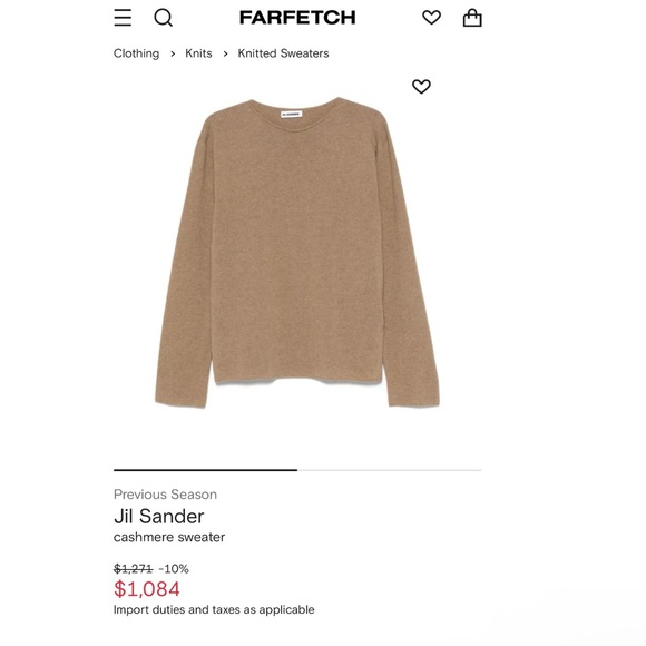 Ultra Lux 100% Cashmere Tan Sweater - Picture 5 of 5